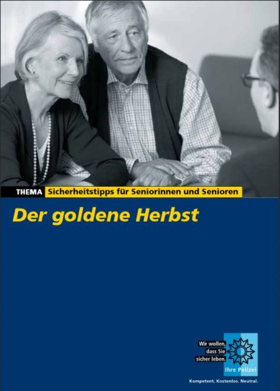 Broschuere Der goldene Herbst