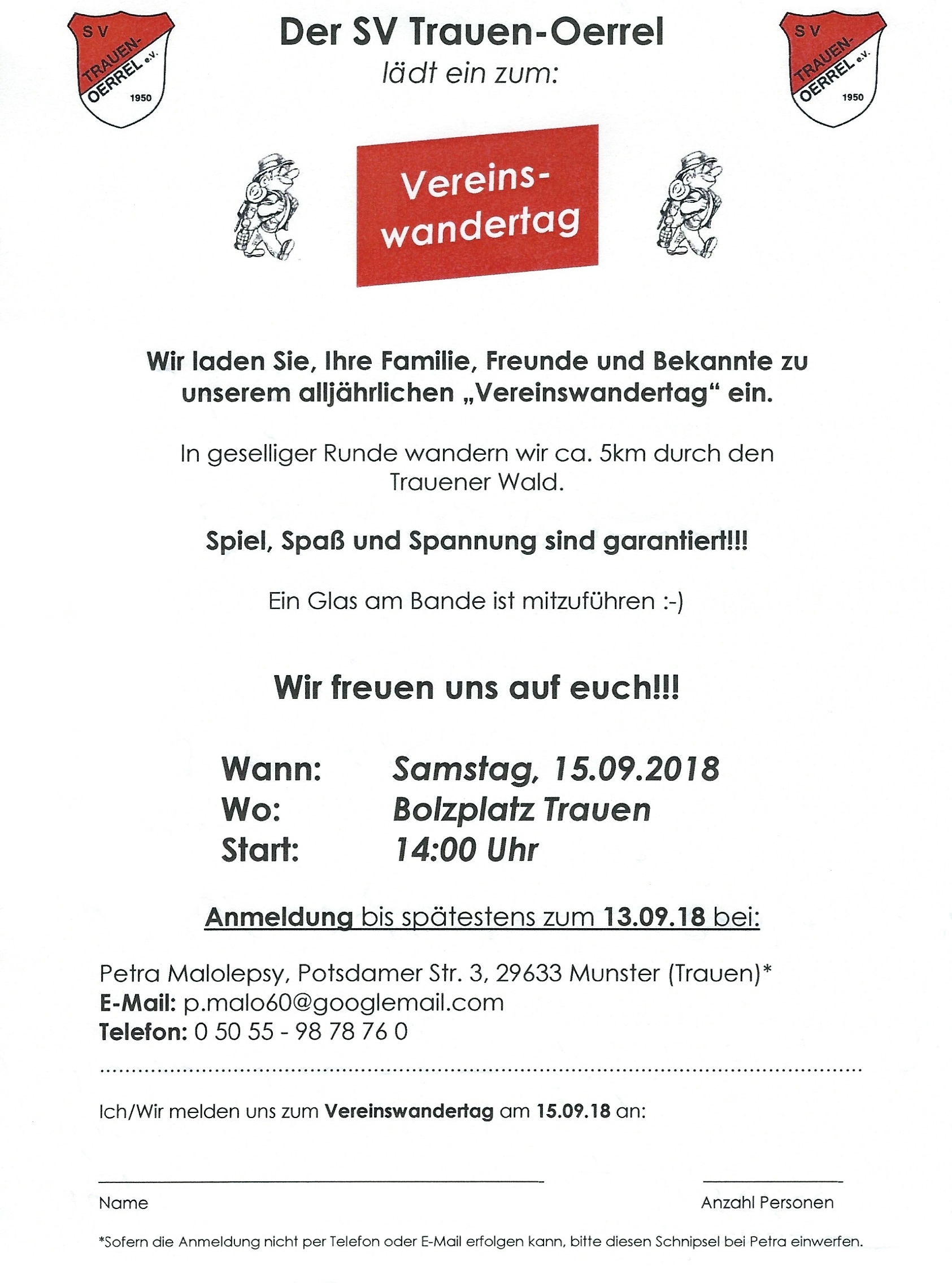 2018 09 15 Vereinswandertag SVTO