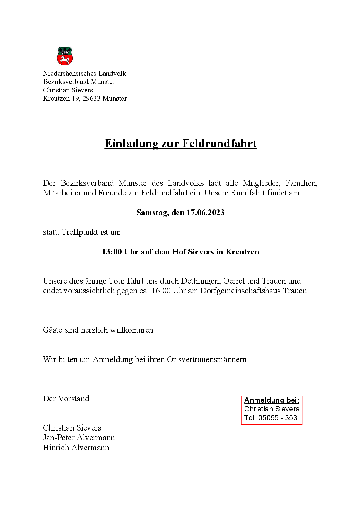 2023 06 17 Einladung Feldrundfahrt 23 001